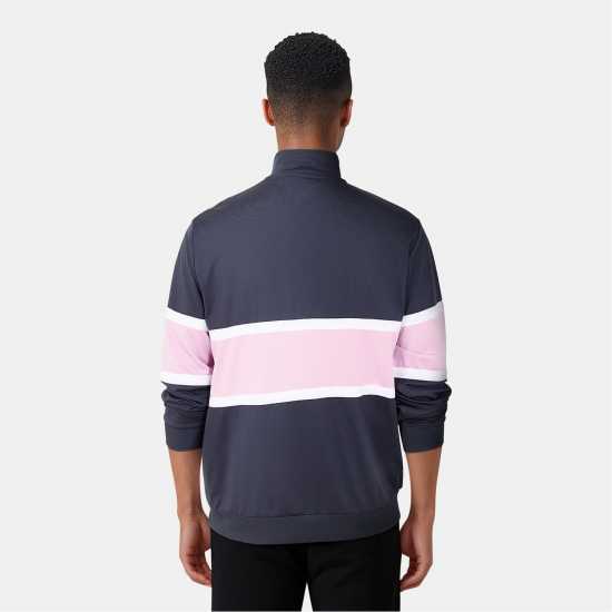 Lyle And Scott Голф Яке Men's Colour Block Quarter-Zip Performance Golf Jacket  