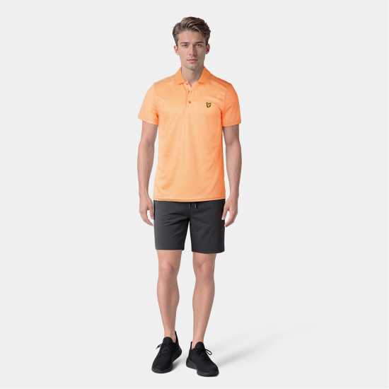 Lyle And Scott Блуза С Яка Golf Microstripe Polo Shirt Fox Orange 