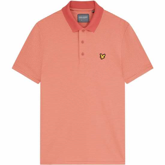 Lyle And Scott Блуза С Яка Golf Microstripe Polo Shirt Топло розово Lyle And Scott Блуза С Яка Golf Microstripe Polo Shirt Топло розово