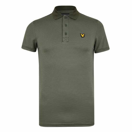 Lyle And Scott Блуза С Яка Golf Microstripe Polo Shirt Кактус 