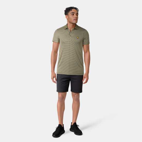 Lyle And Scott Блуза С Яка Golf Microstripe Polo Shirt Кактус 