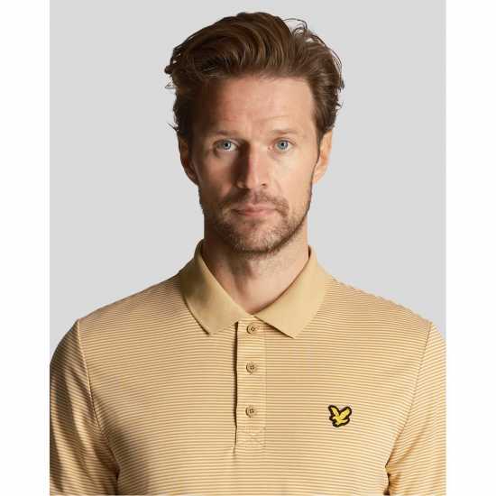 Lyle And Scott Блуза С Яка Golf Microstripe Polo Shirt Sandy/Pebble Lyle And Scott Блуза С Яка Golf Microstripe Polo Shirt Sandy/Pebble