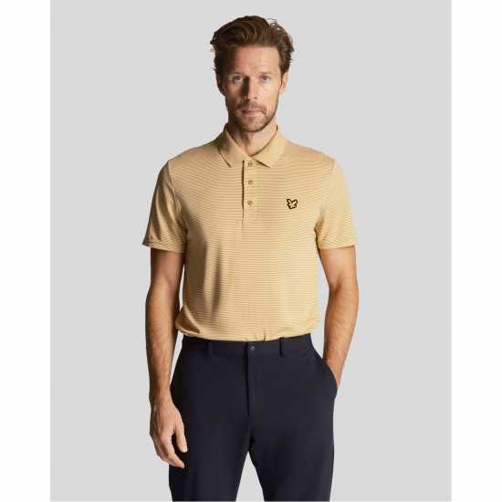 Lyle And Scott Блуза С Яка Golf Microstripe Polo Shirt Sandy/Pebble Lyle And Scott Блуза С Яка Golf Microstripe Polo Shirt Sandy/Pebble