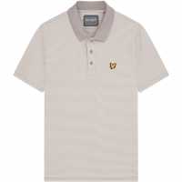 Lyle And Scott Блуза С Яка Golf Microstripe Polo Shirt Warm Dust 