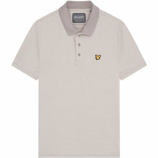 Lyle And Scott Блуза С Яка Golf Microstripe Polo Shirt Warm Dust 