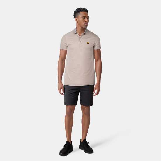 Lyle And Scott Блуза С Яка Golf Microstripe Polo Shirt Warm Dust 
