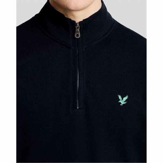 Lyle And Scott Lyle Golf 1/4 Zp Mid Sn61 Z271 Dark Navy 