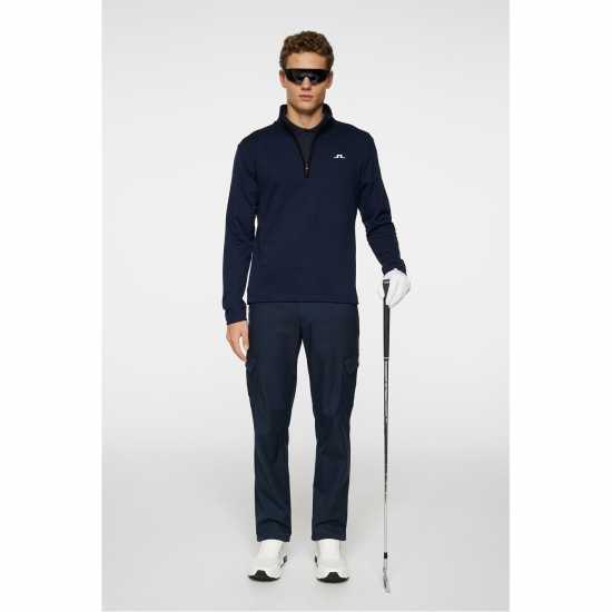 J Lindeberg Golf Clde Hz Mid Lyr Sn53 JL Navy Дрехи за голф