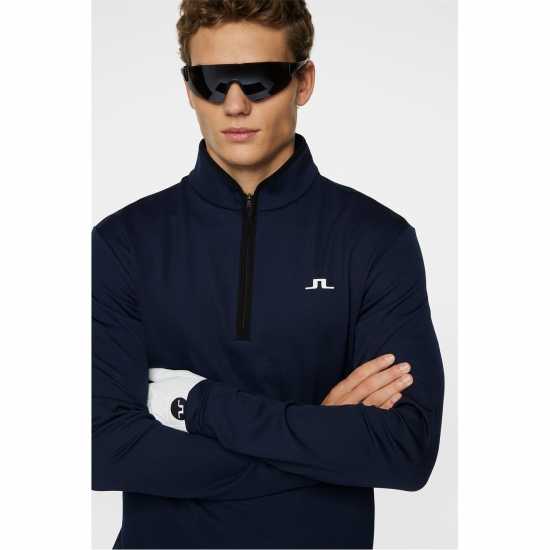 J Lindeberg Golf Clde Hz Mid Lyr Sn53 JL Navy Дрехи за голф