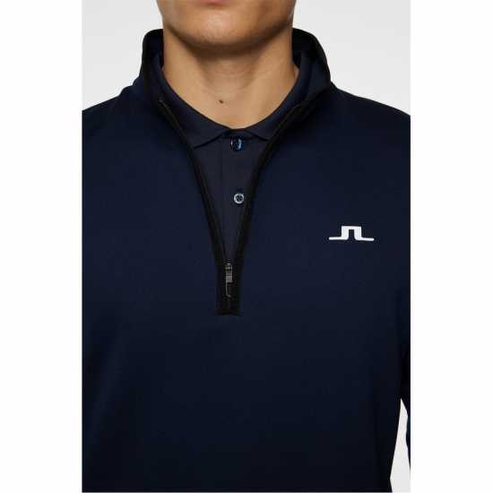 J Lindeberg Golf Clde Hz Mid Lyr Sn53 JL Navy Дрехи за голф