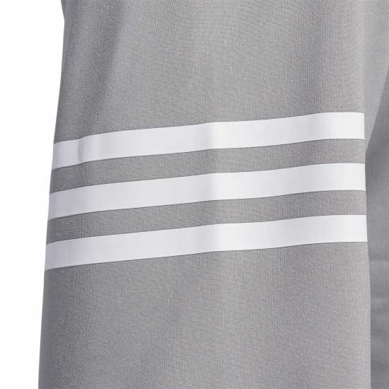 Adidas Мъжко Горнище С Цип 3 Stripe Zip Top Mens Сиво Adidas Мъжко Горнище С Цип 3 Stripe Zip Top Mens Сиво