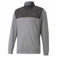 Puma Cloudspun Zip Pullover Черно оттенък 