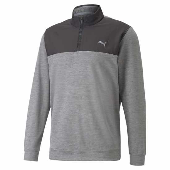 Puma Cloudspun Zip Pullover Черно оттенък 