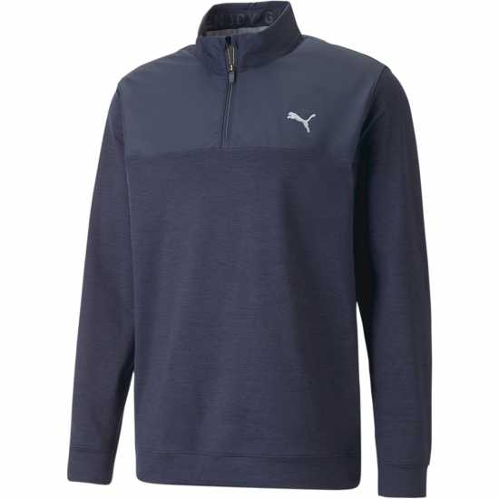 Puma Cloudspun Zip Pullover Морска синьо 