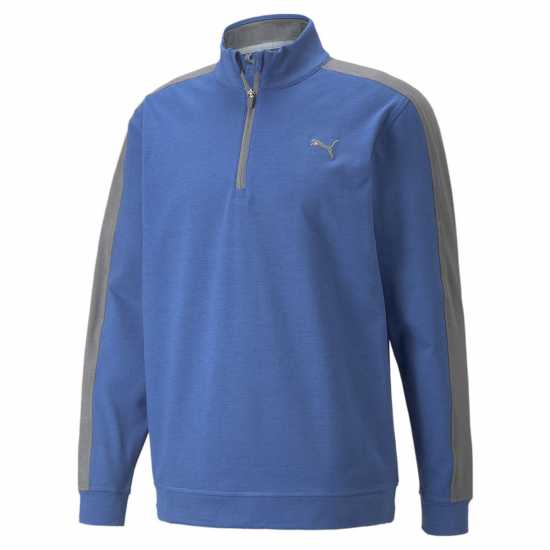 Puma Мъжко Горнище С Цип Cloudspun Zip Top Mens Bright Cobalt - Мъжки пуловери и жилетки