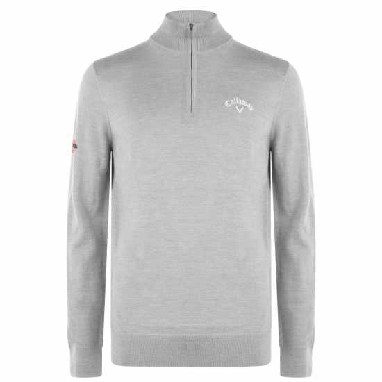 Дрехи за голф Callaway Мъжка Блуза С Цип Zip Sweater Mens Стил хизер Callaway Мъжка Блуза С Цип Zip Sweater Mens Стил хизер Дрехи за голф