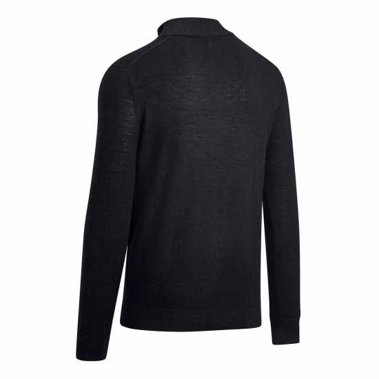 Callaway Мъжка Блуза С Цип Zip Sweater Mens Black Ink Мъжки пуловери и жилетки