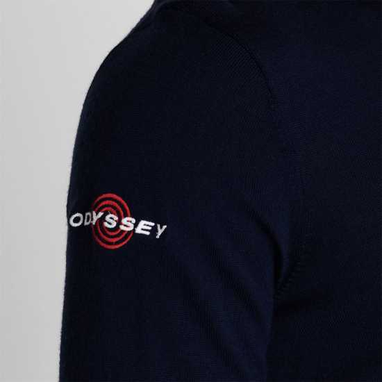 Callaway Мъжка Блуза С Цип Zip Sweater Mens Морска синьо Дрехи за голф