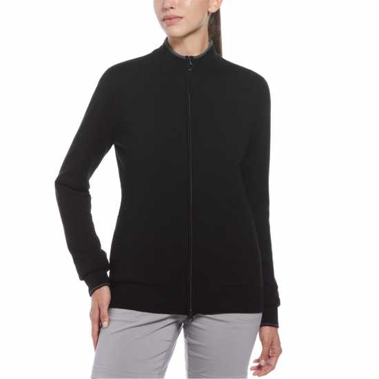 Callaway Women's Long-Sleeve Windstoper Jumper Черна мастило 