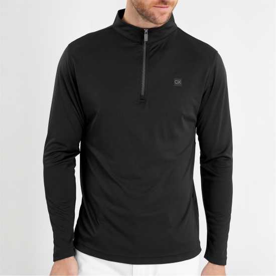 Calvin Klein Golf G 1/4Zp Sn99 Black Дрехи за голф