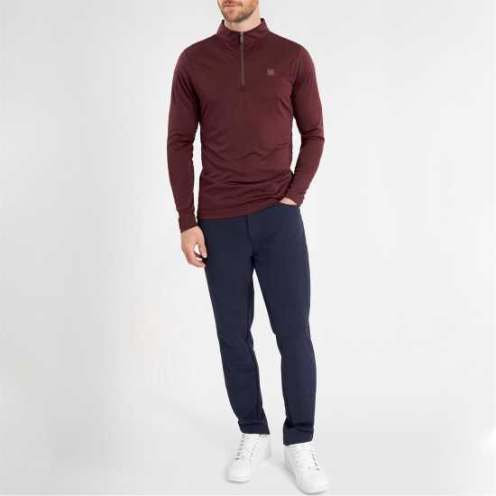 Calvin Klein Golf G 1/4Zp Sn99 Burgundy Дрехи за голф