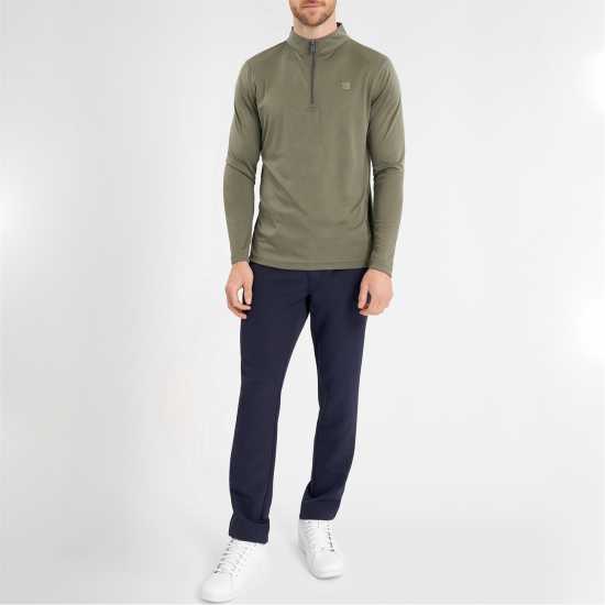 Дрехи за голф Calvin Klein Golf G 1/4Zp Sn99 Olive Calvin Klein Golf G 1/4Zp Sn99 Olive Дрехи за голф