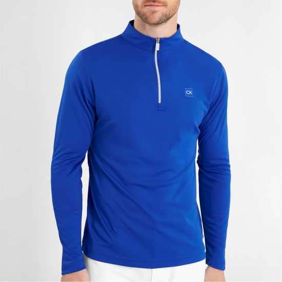 Дрехи за голф Calvin Klein Golf G 1/4Zp Sn99 Cobalt Calvin Klein Golf G 1/4Zp Sn99 Cobalt Дрехи за голф