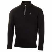 Calvin Klein Golf G Half Z Sweat Sn99 Black 
