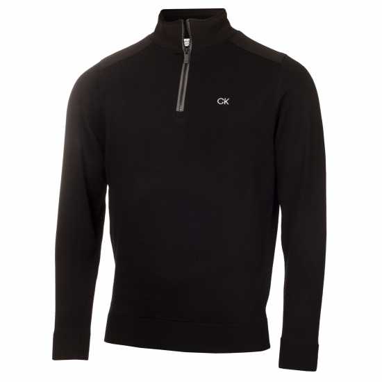 Calvin Klein Golf G Half Z Sweat Sn99 Black 