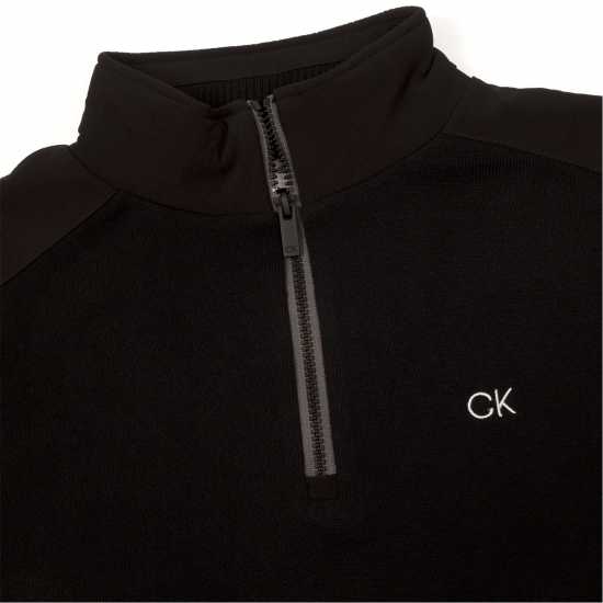 Calvin Klein Golf G Half Z Sweat Sn99 Black 