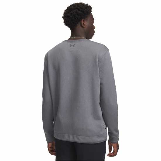 Under Armour Sweater Flc Crew Sn54 Castlerock Дрехи за голф