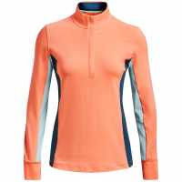 Under Armour Storm Midlayer Zip Top Womens Afterglow Дамски суичъри и блузи с качулки