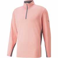 Puma Мъжко Горнище С Цип Gamer Zip Top Mens Pink/Grey Мъжки пуловери и жилетки