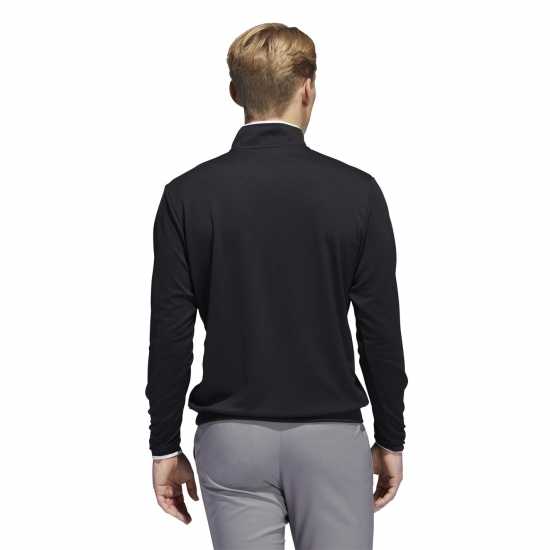 Adidas Upf Lightweight Pullover Top Mens Black/White Мъжки пуловери и жилетки