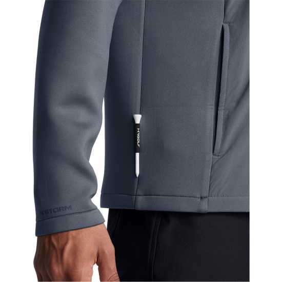 Under Armour Men's Drive Pro Moisture-Wicking Stretchy Knit Waterproof Vest Сиво 