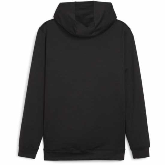 Puma Cloudspun Patch Hoodie Jumper Mens Pma.Черно Топло Дрехи за голф