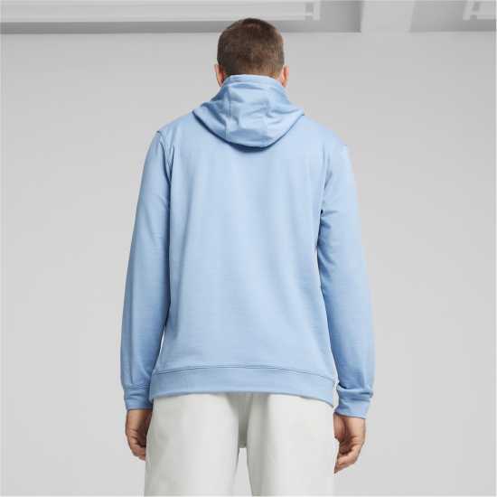 Дрехи за голф Puma Cloudspun Patch Hoodie Jumper Mens Зен Син Puma Cloudspun Patch Hoodie Jumper Mens Зен Син Дрехи за голф