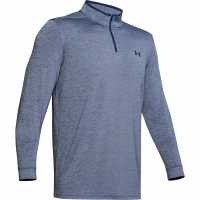 Under Armour Мъжко Горнище С Цип Play Off Zip Top Mens Blue Ink Дрехи за голф