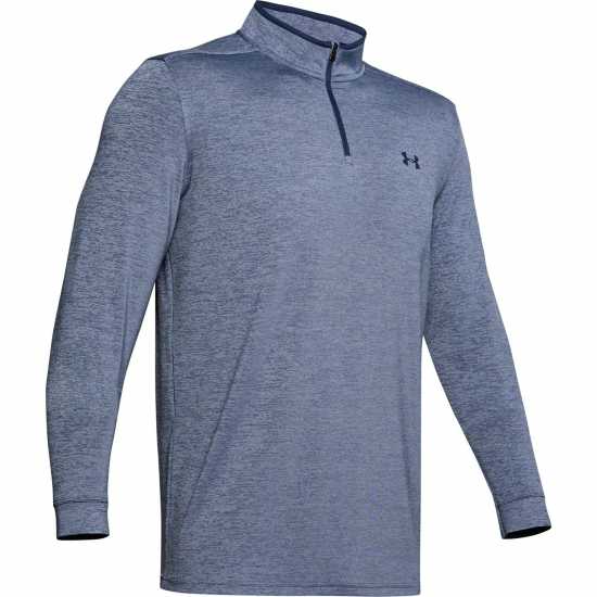 Дрехи за голф Under Armour Мъжко Горнище С Цип Play Off Zip Top Mens Blue Ink Under Armour Мъжко Горнище С Цип Play Off Zip Top Mens Blue Ink Дрехи за голф