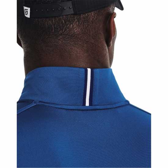 Дрехи за голф Under Armour Мъжко Горнище С Цип Play Off Zip Top Mens Blue Ink Under Armour Мъжко Горнище С Цип Play Off Zip Top Mens Blue Ink Дрехи за голф