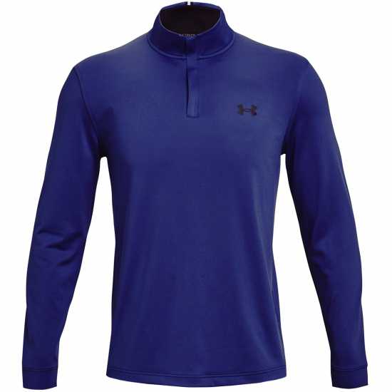 Дрехи за голф Under Armour Мъжко Горнище С Цип Play Off Zip Top Mens BauhausBlue Under Armour Мъжко Горнище С Цип Play Off Zip Top Mens BauhausBlue Дрехи за голф