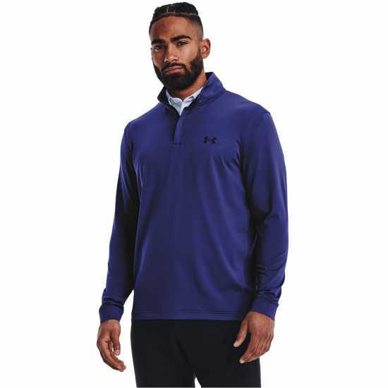 Дрехи за голф Under Armour Мъжко Горнище С Цип Play Off Zip Top Mens BauhausBlue Under Armour Мъжко Горнище С Цип Play Off Zip Top Mens BauhausBlue Дрехи за голф
