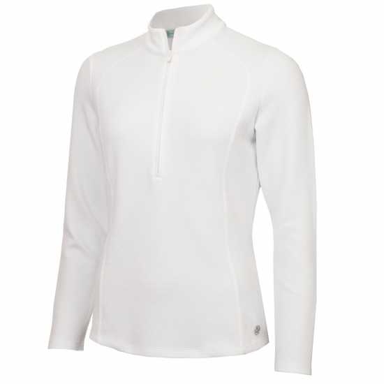 Calvin Klein Golf G Znk Top Ld99 White Дамски пуловери и жилетки
