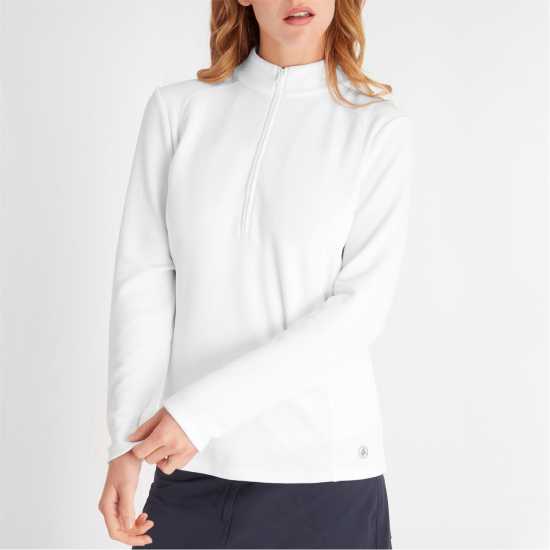 Calvin Klein Golf G Znk Top Ld99 White Дамски пуловери и жилетки