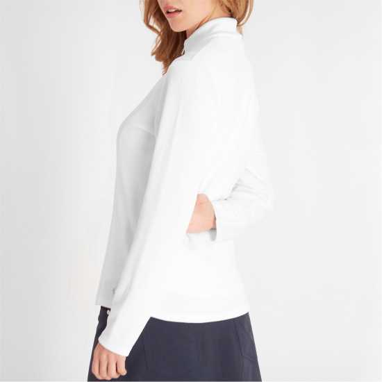 Calvin Klein Golf G Znk Top Ld99 White Дамски пуловери и жилетки