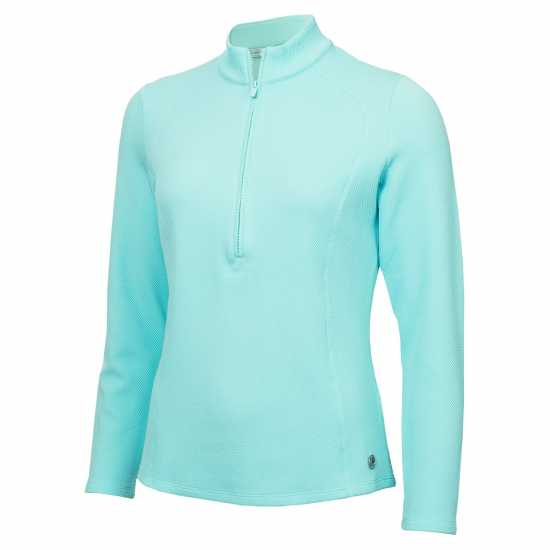 Calvin Klein Golf G Znk Top Ld99 Aqua Дамски пуловери и жилетки