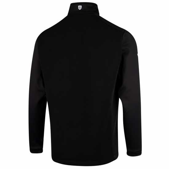 Island Green Golf Jacquard Knit Top Layer Mens Black Мъжки пуловери и жилетки