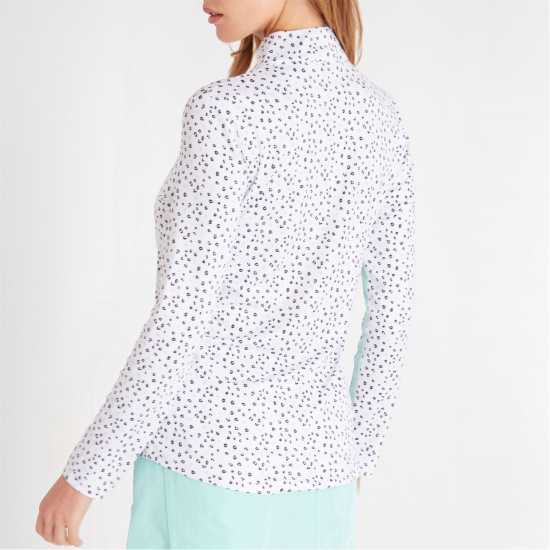 Calvin Klein Golf G Znk Top Ld99 Леопард Дамски пуловери и жилетки