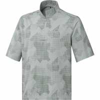 Adidas Мъжки Пуловер С Цип Go-To Dwr Short Sleeve Half-Zip Pullover Mens Чудесно сребро Дрехи за голф