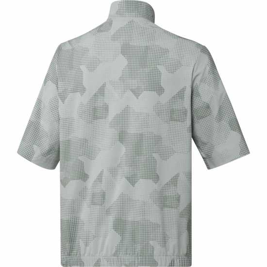 Adidas Мъжки Пуловер С Цип Go-To Dwr Short Sleeve Half-Zip Pullover Mens Чудесно сребро Дрехи за голф